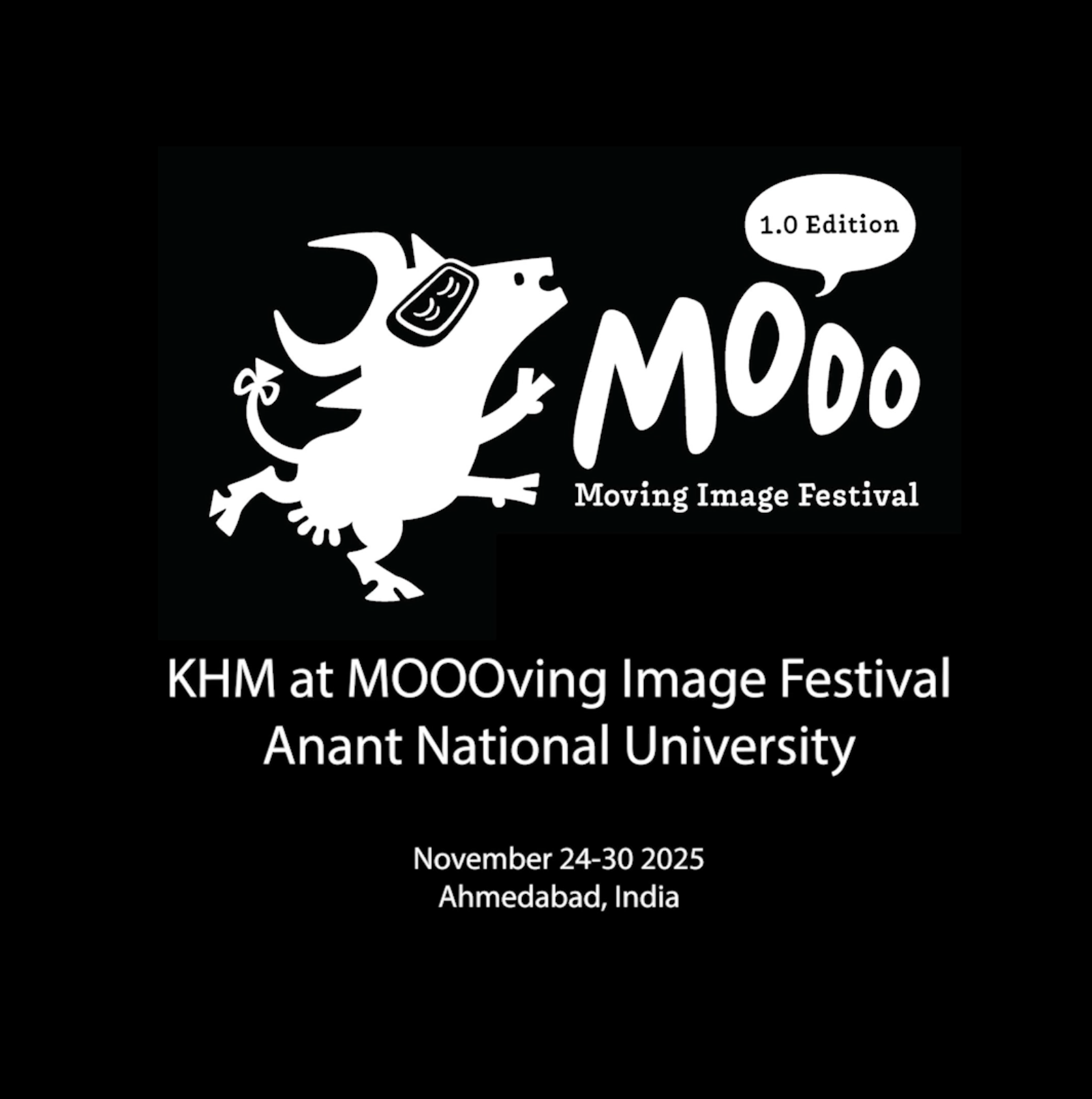 KHM Students at MOOO FEST, Moving Image Festival at ANANT National University